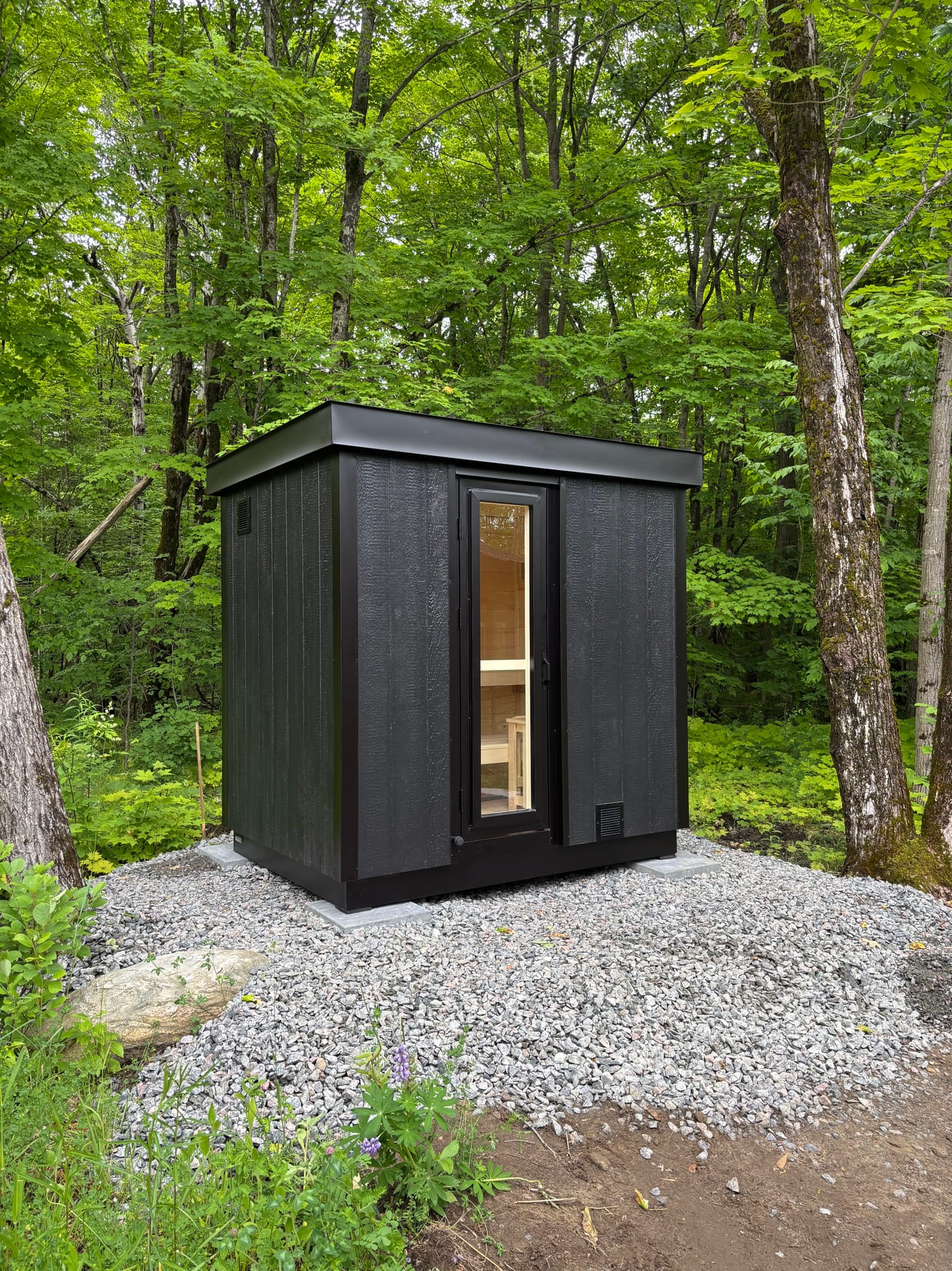 Ryt Sauna build, customer install