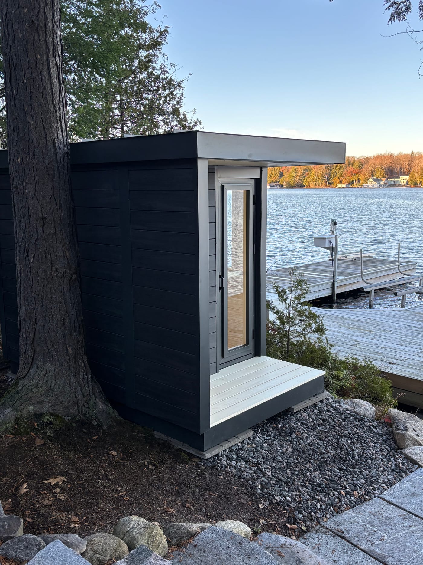 Ryt Sauna build, customer install