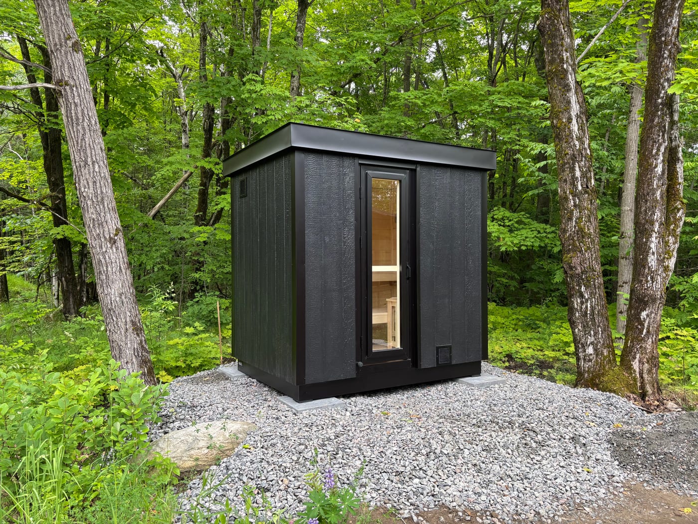 Ryt Sauna build, customer install